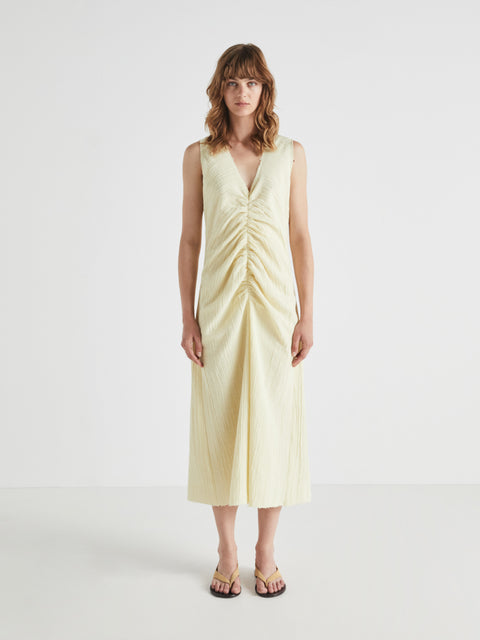 masscob silk dress Masscob Linn Navy Silk Blend Floaty Dress - Navy